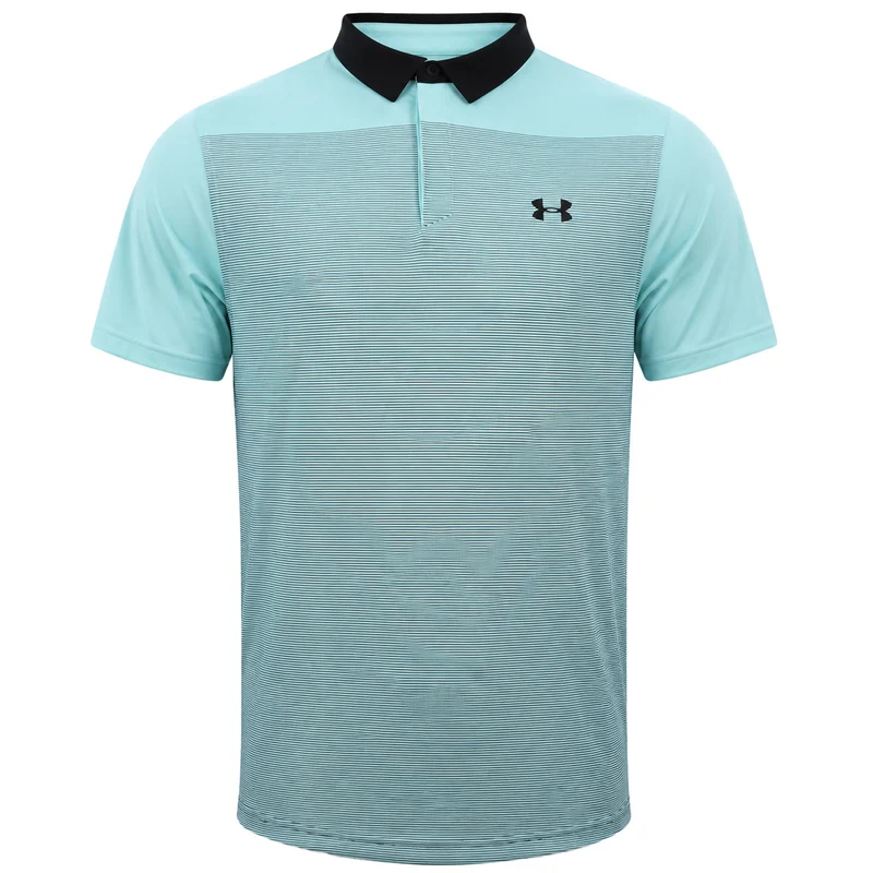 Under Armour Iso-Chill Gradient Mens Green Golf Polo Shirt M