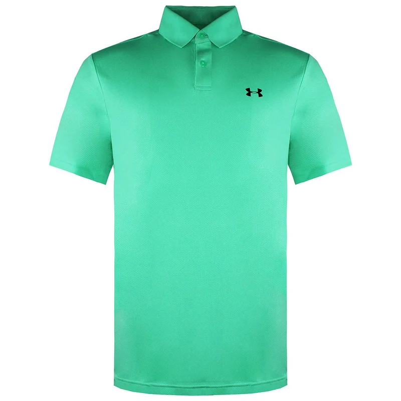 Under Armour 2.0 Performance Mens Green Polo Shirt M
