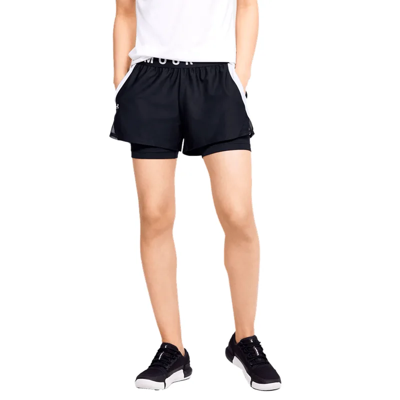 Short Under Armour Entrenamiento Play Up 2 en 1 Mujer 1351981-001 MD