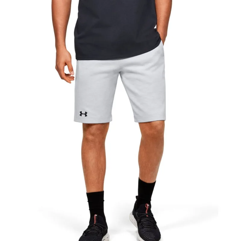 Shorts de Treino Masculino Double Knit Under Armour GG Cinza