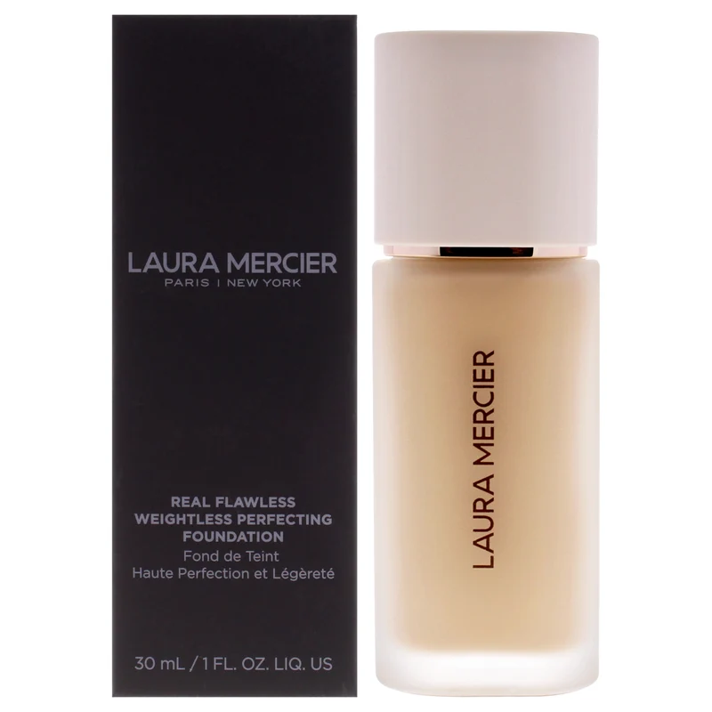Real Flawless Weightless Perfecting Foundation - 2N1 Cashew by Laura Mercier for Women - 1 oz Foundation 1 oz