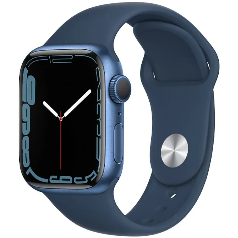 Apple Watch Series 7 41 mm GPS - Caixa Azul de Alumínio
