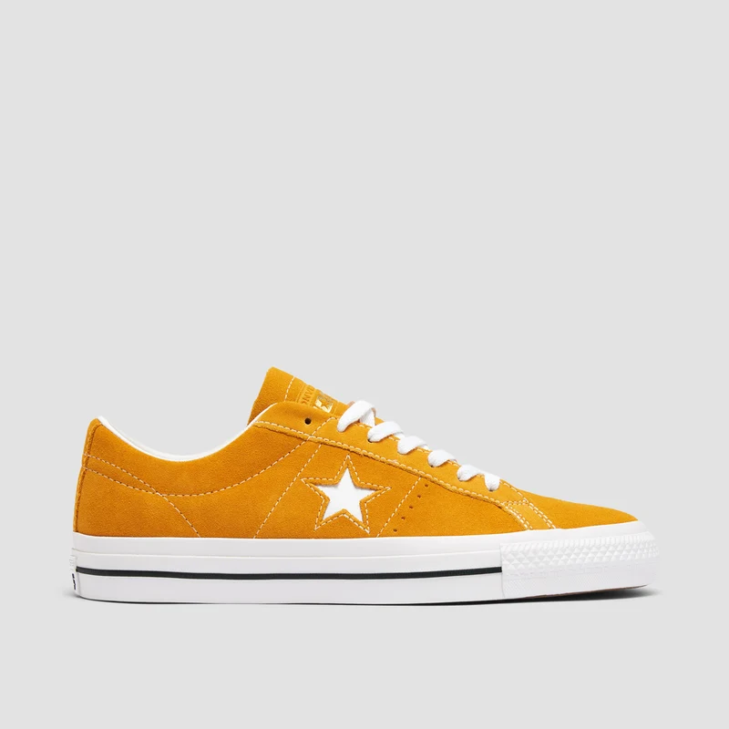 Converse One Star Pro Shoes - Sunflower Gold/White/Black 10uk / Sunflower Gold/White/Black