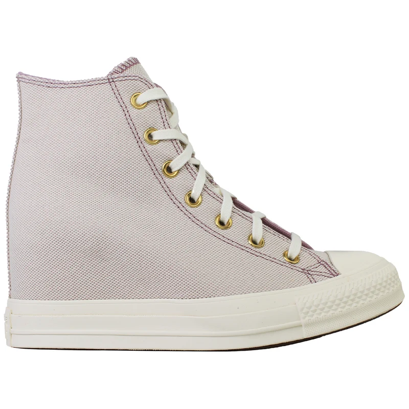 Converse Chuck Taylor Wedge Hi Womens Dust Pink Plimsolls 7