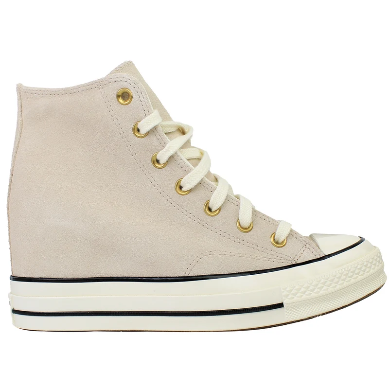 Converse Chuck 70 Wedge Hi Womens Light Pink Plimsolls 5