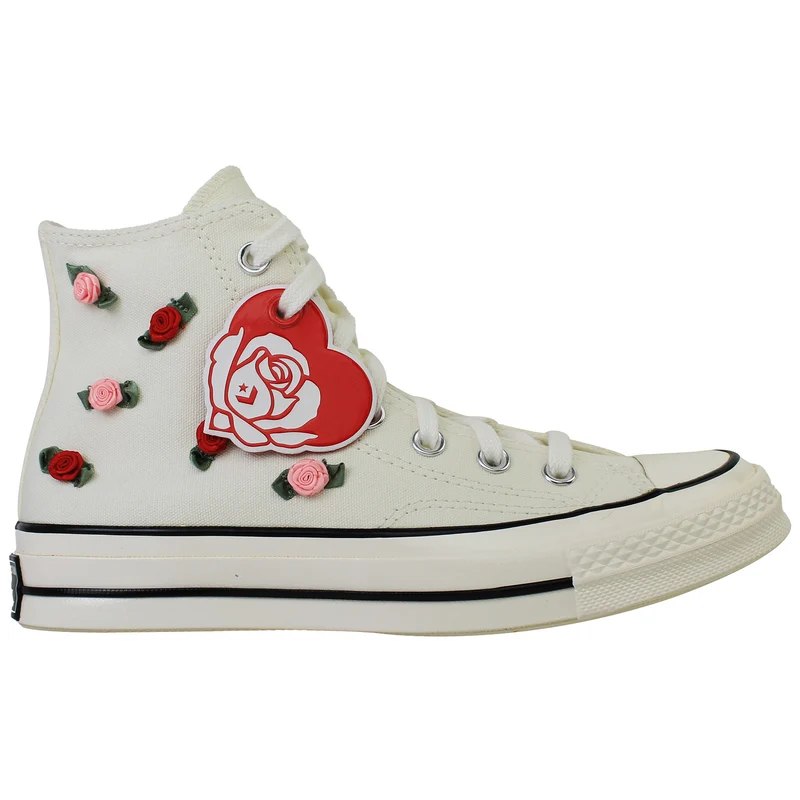 Converse Chuck 70 Hi Unisex White Plimsolls 5.5