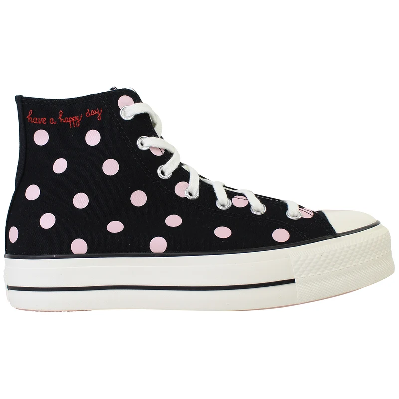 Converse Chuck Taylor All Star Lift Hi Womens Black Plimsolls 6