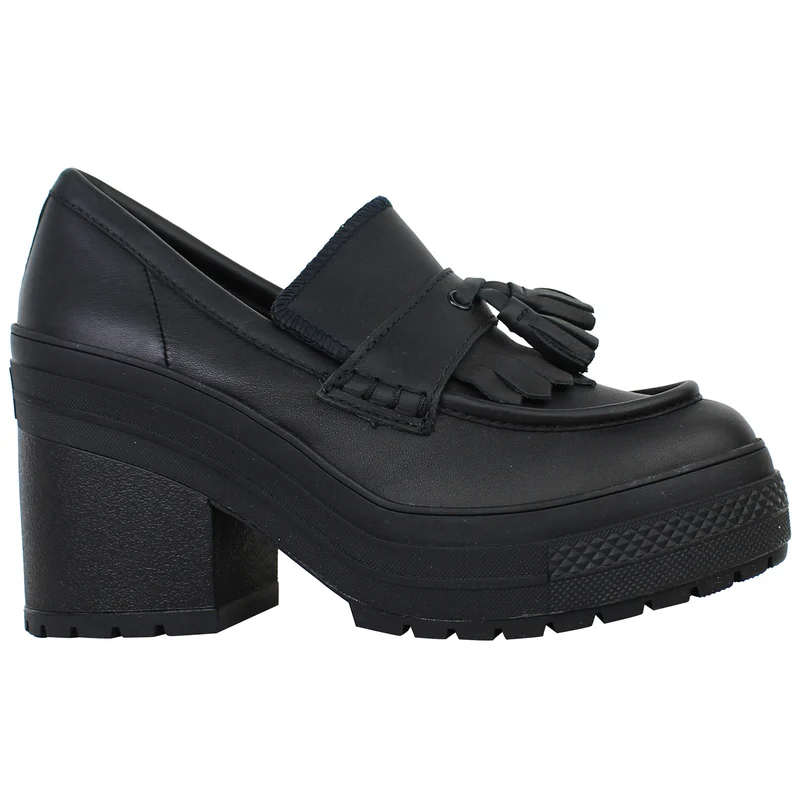 Converse Chuck 70 De Luxe Heel Platform Womens Black Shoes 6