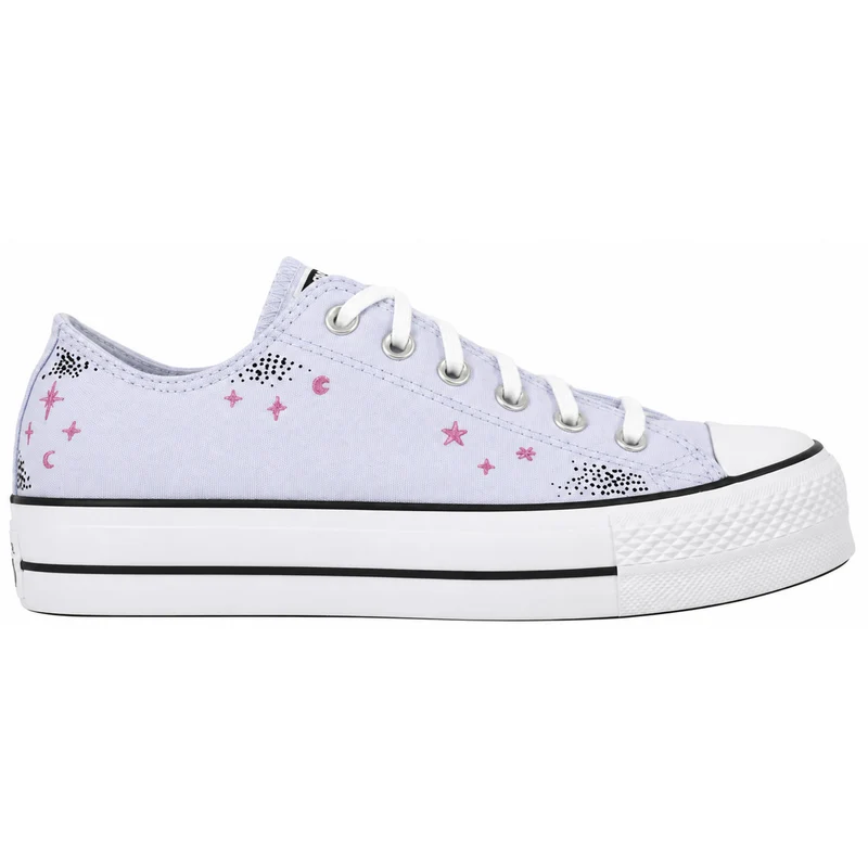 Converse Chuck Taylor Lift OX Womens Blue Plimsolls 6.5