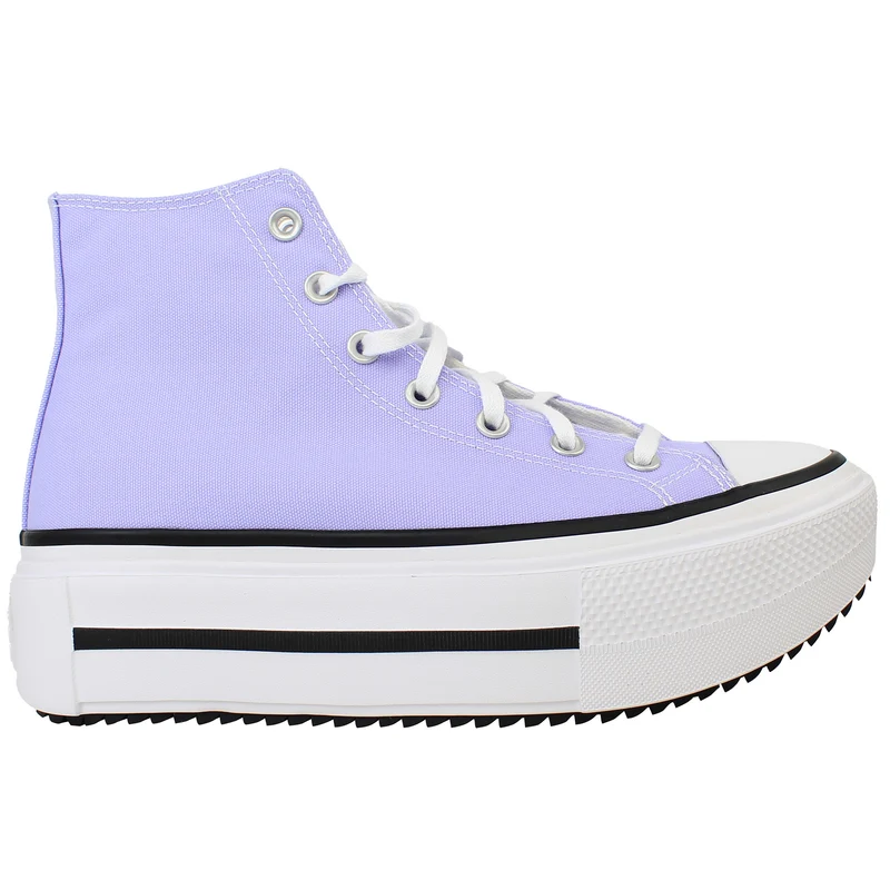 Converse Chuck Taylor Lift Double Stack Hi Unisex Purple Plimsolls 3.5