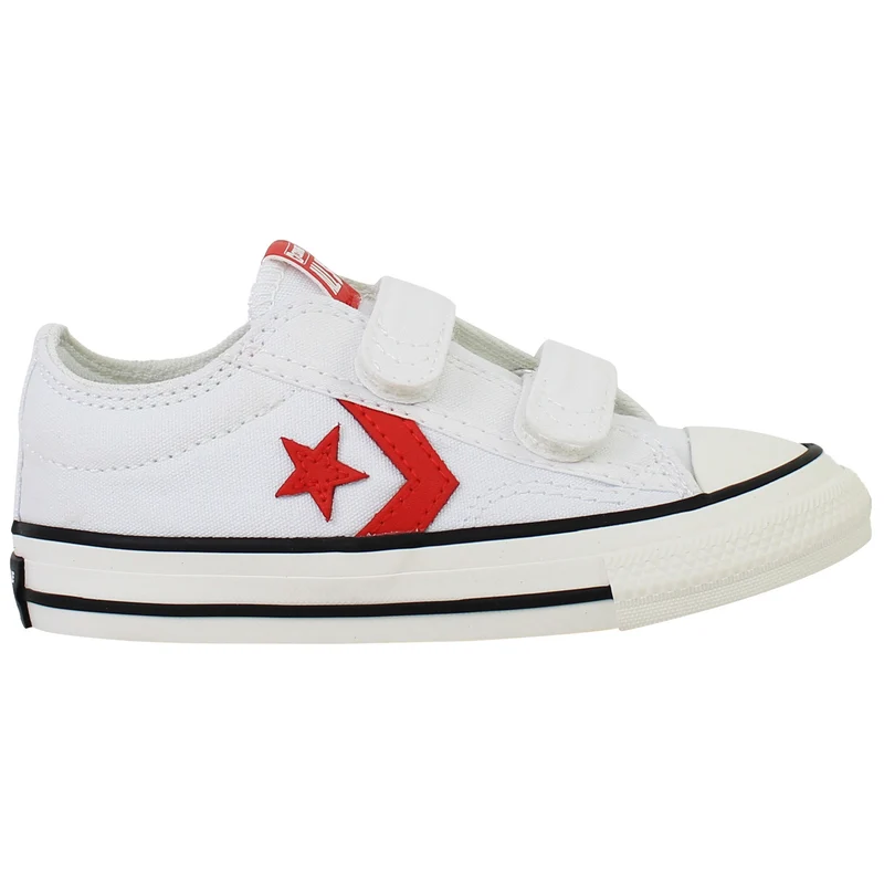 Converse Star Player 72 2V OX Kids White Plimsolls 9k