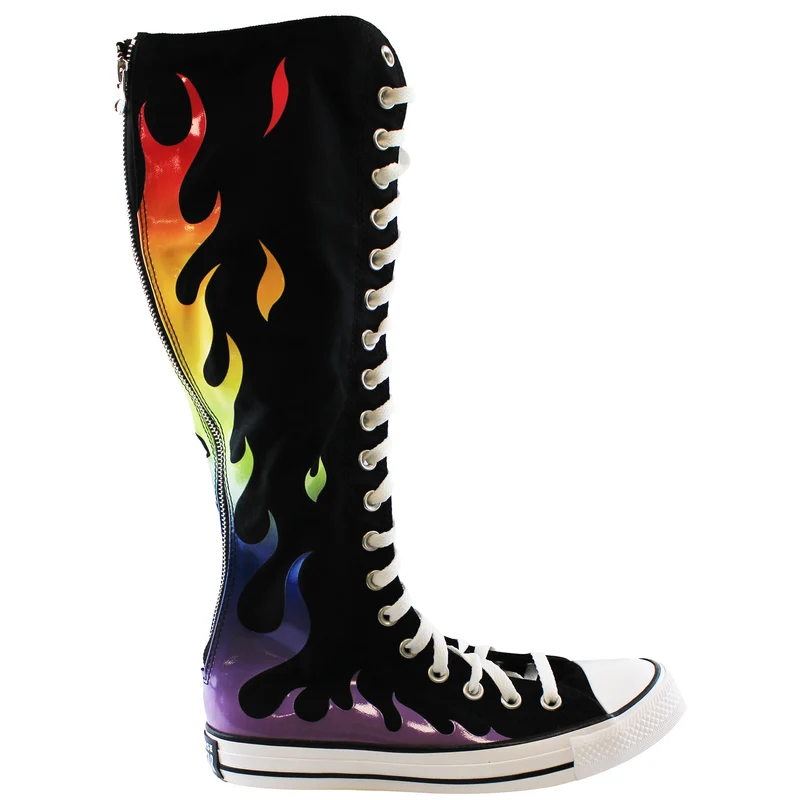 Converse Chuck Taylor XX-Hi Pride Unisex Black Plimsolls 5
