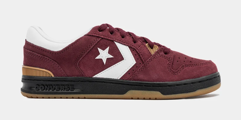 CL98 OX Suede Mens Lifestyle Shoes (Black/Deep Bordeaux/Gum) 9