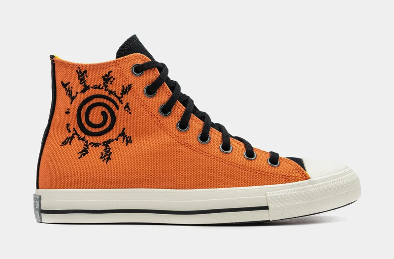 Chuck Taylor All Star x Naruto Mens Lifestyle Shoes (Orange/White) 13