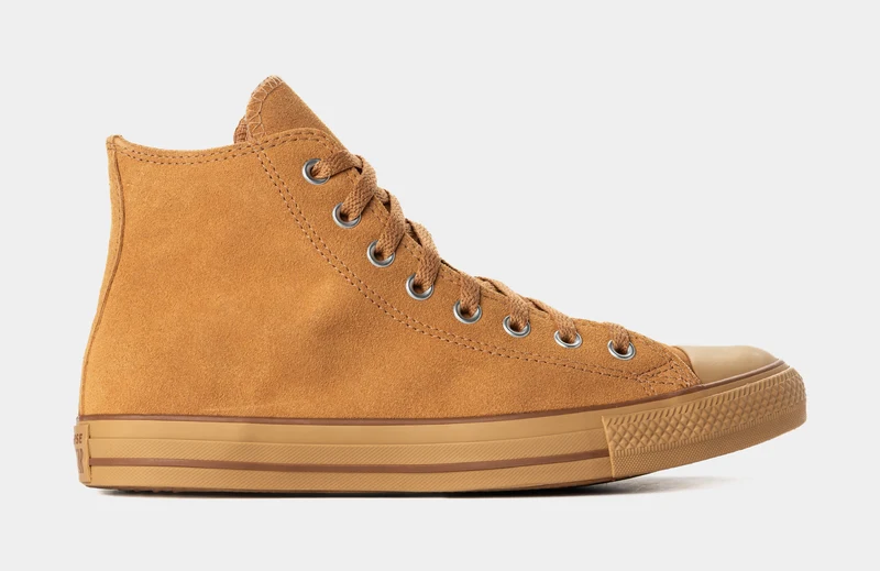 Chuck Taylor All Star High Hail Clay Suede Mens Lifestyle Shoes (Hail Clay) 4