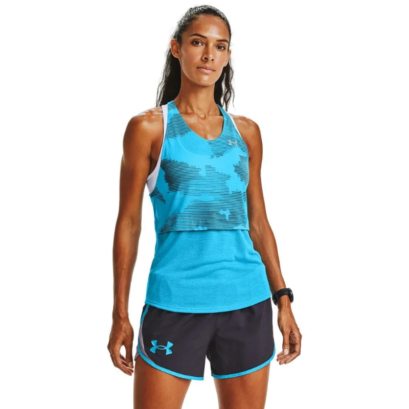 Regata de Corrida Feminina Under Armour Streaker 2.0 Inverse P Azul