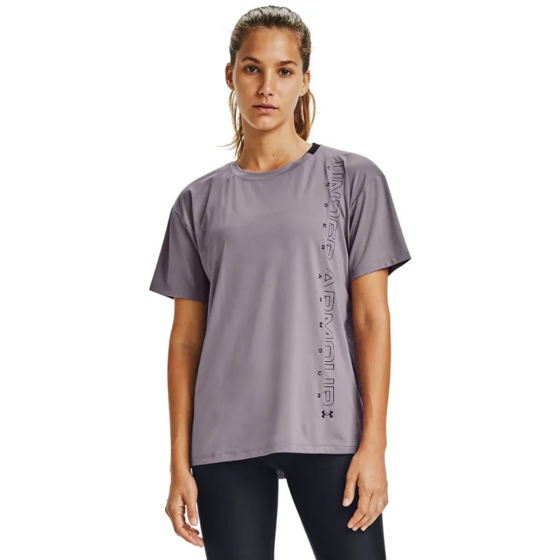 Camiseta de Treino Feminina Under Armour Sport Graphic SS P Roxo
