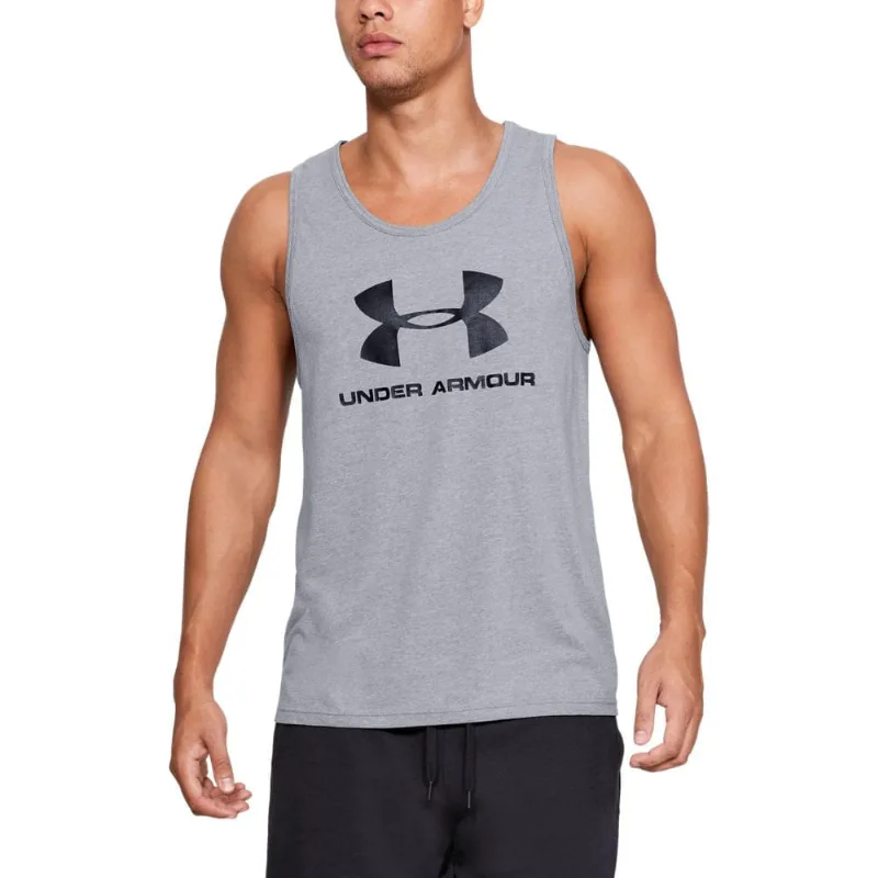 Regata Masculina Sportstyle Logo Tank Under Armour PP Cinza