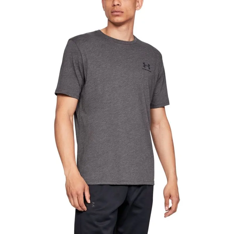 Camiseta de Treino Masculina Under Armour Left Chest M / Cinza