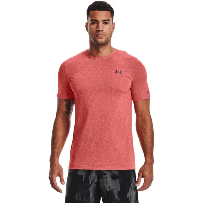 Camiseta de Treino Masculina Under Armour Rush Seamless SS P / Vermelho