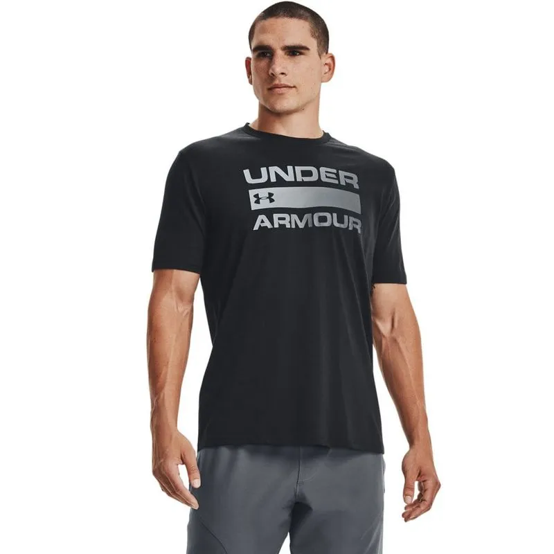 Camiseta de Treino Masculina Under Armour Team Issue P / Preto