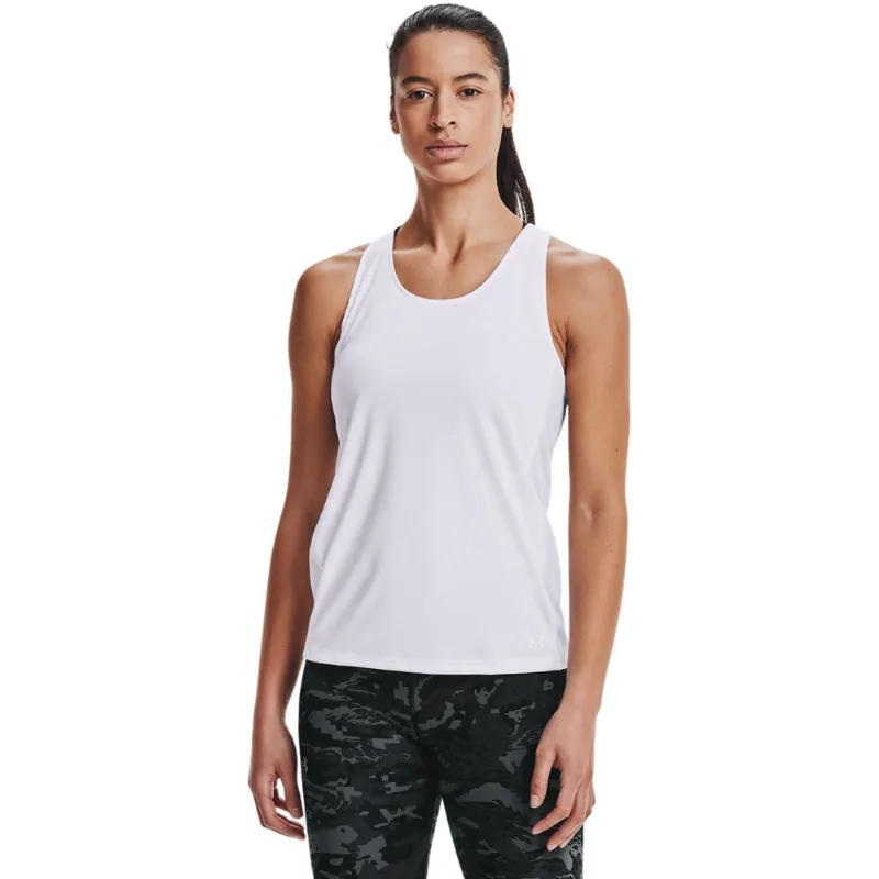 Regata de Corrida Feminina Under Armour Fly By Tank M Branco