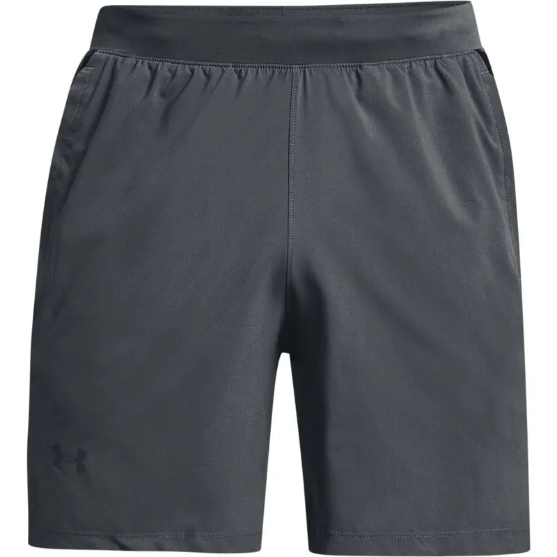 Bermuda de Corrida Masculina Under Armour Launch SW 7 GG Cinza