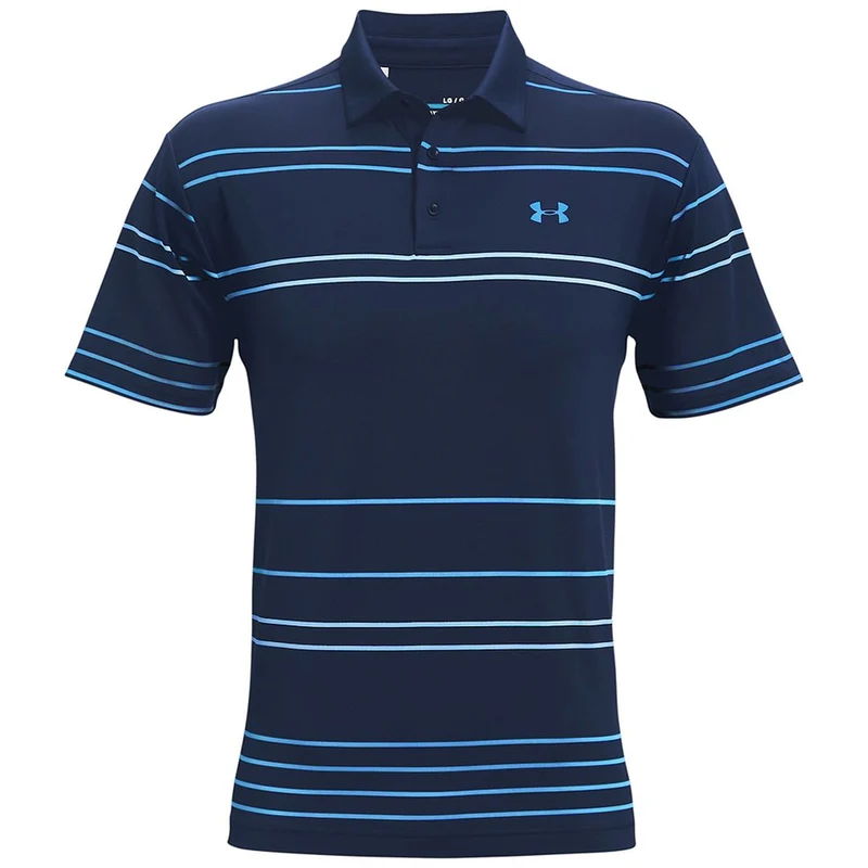Under Armour Playoff 2.0 Mens Lime/White Polo Shirt S