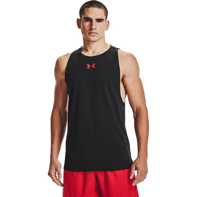 Regata de Basquete Masculina Under Armour Baseline 2GG / Preto