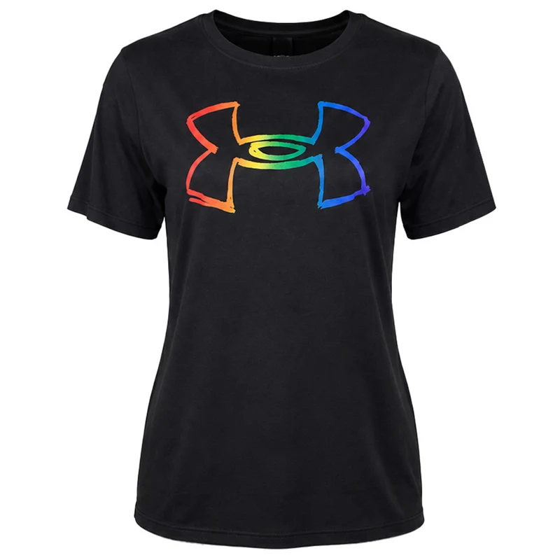 Under Armour Pride Graphic Womens Black T-Shirt 2XL