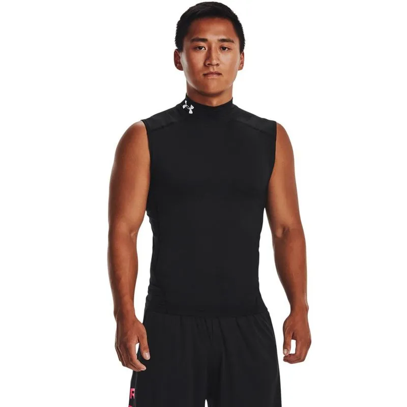 Regata de Treino Masculina Under Armour HeatGear Mock GG / Preto
