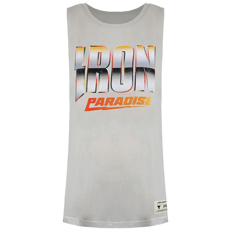 Under Armour Project Rock Iron Womens Grey Vest XS