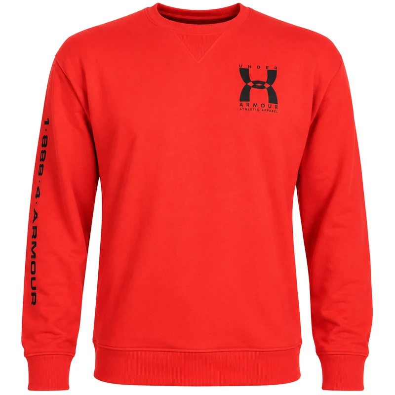 Under Armour Rival Terry 25th Mens Red Sweater S