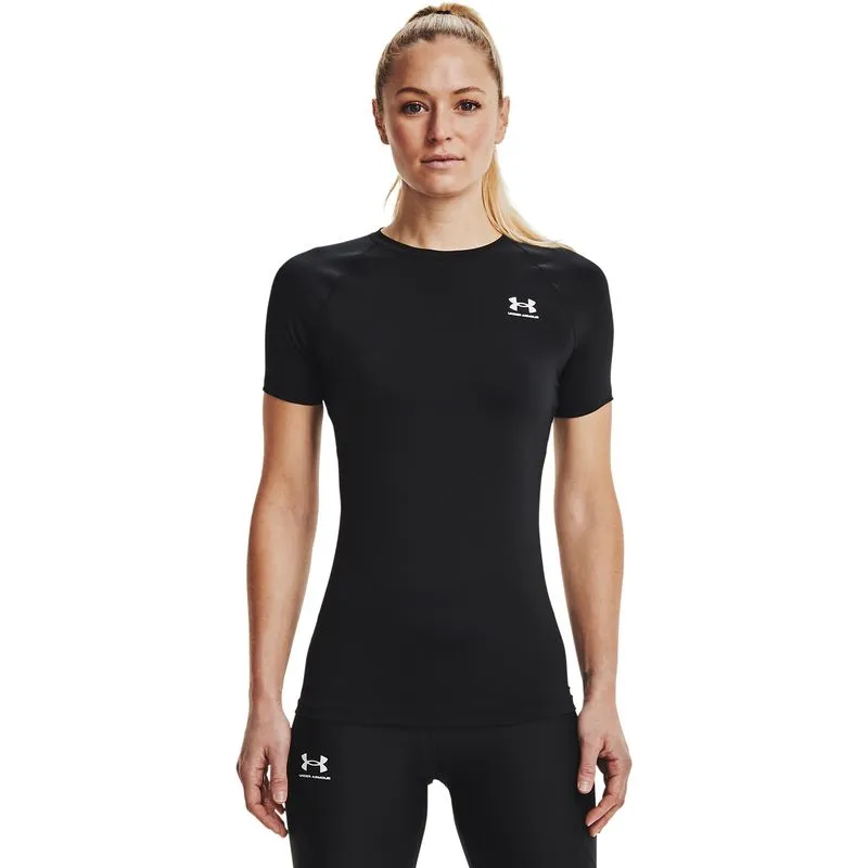 UA HG Authentics Comp SS-BLK L