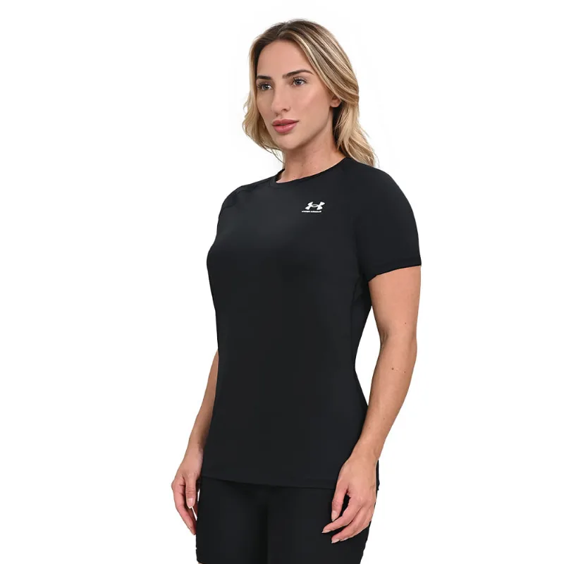 Camiseta de Compressão Feminina Under Armour HeatGear Authentics 2GG Preto