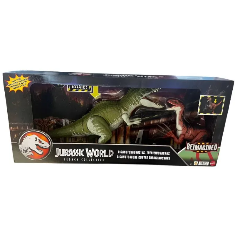 Jurassic World Legacy Giganotosaurus Vs Therizinosaurus