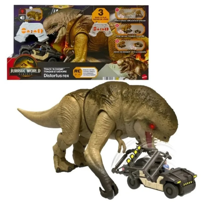 Jurassic World Rebirth Distortus Rex Vehiculo Control Remoto