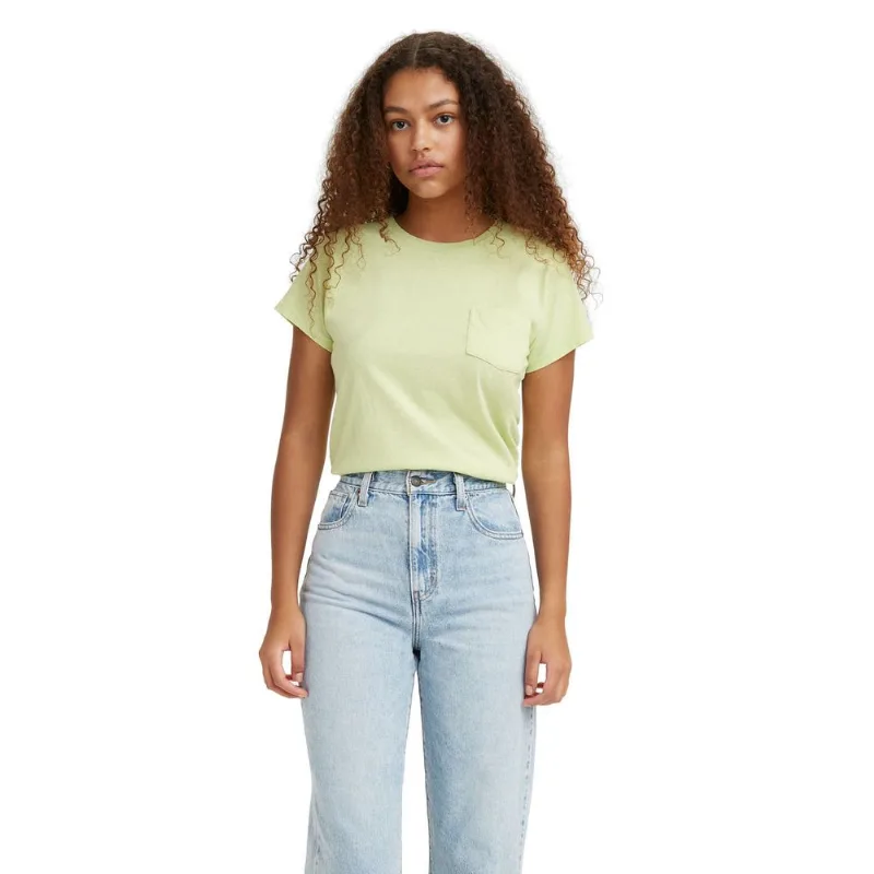 Camiseta Levi's Arlo Garment Dye Crew Verde S