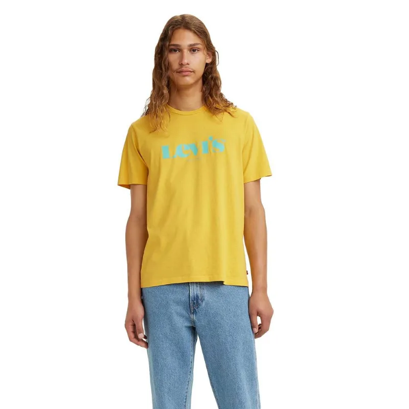 Camiseta Levi's Graphic Crewneck Amarelo S