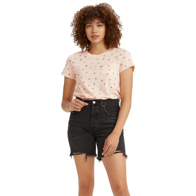Camiseta Levi's Perfect Pocket Rosa S