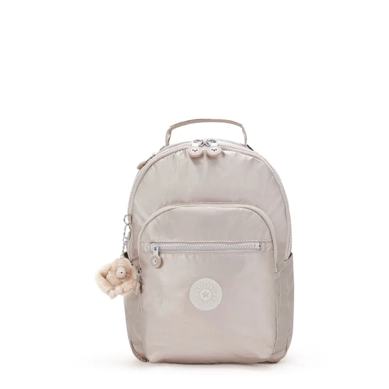 Mochila Kipling Seoul S Dourado