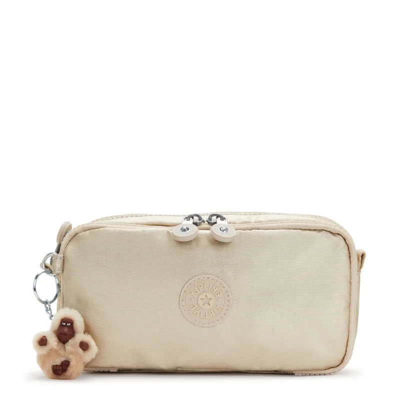Estojo Kipling Chap Dourado