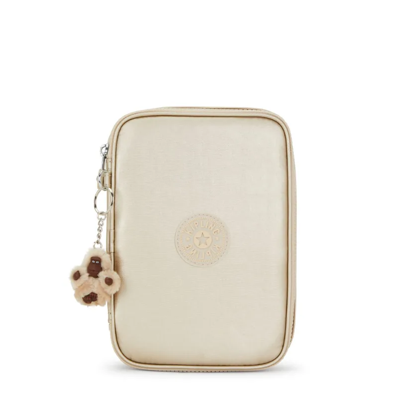 Estojo Kipling 100 Pens Dourado