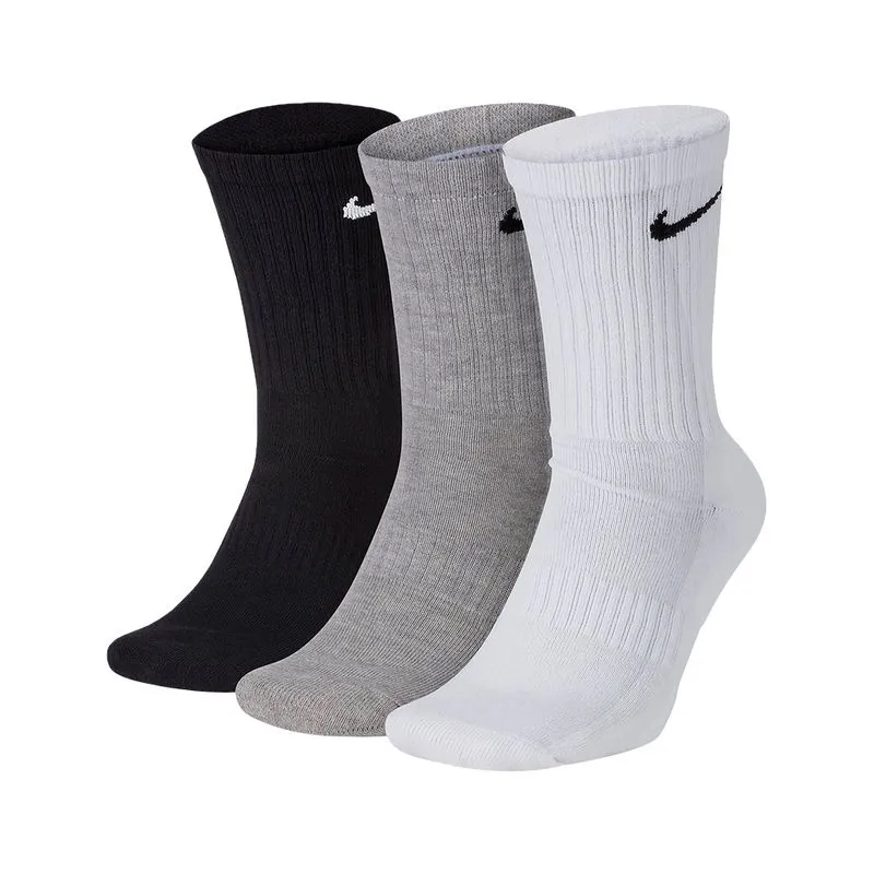 Medias Nike Everyday Cushioned Crew X3 Talle: M - Color: Surtido