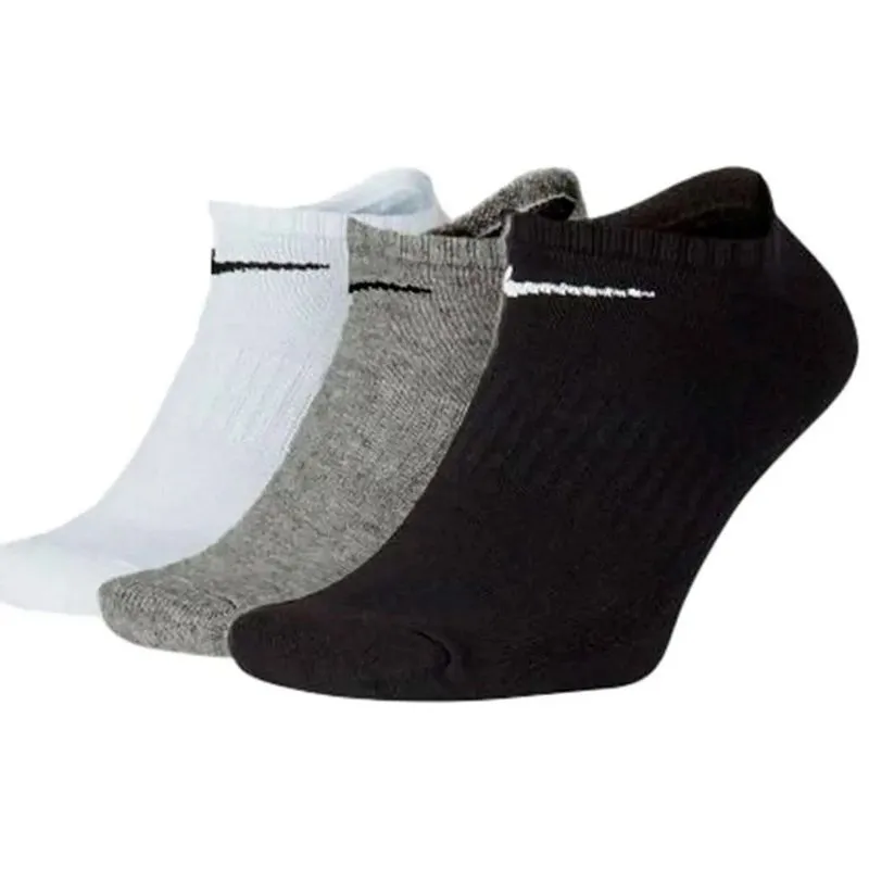Meia Nike SX7673 Kit 3 Pares 39/43 / Preto