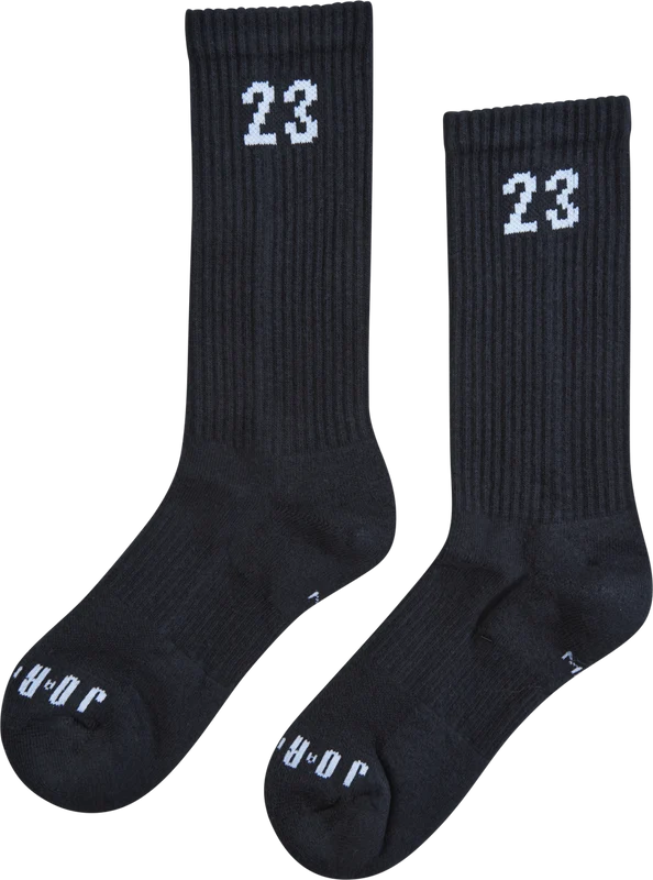 3-Pair Essential Crew Socks L