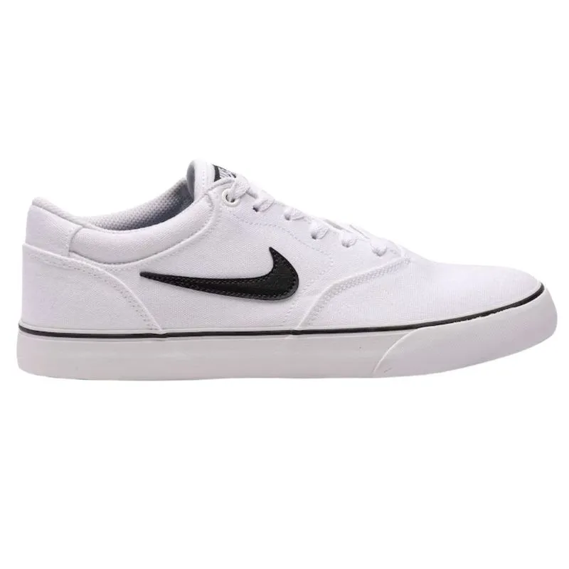 Tênis Skateboarding Feminino Nº37 Nike SB Chron 2 Canvas Branco (MP)