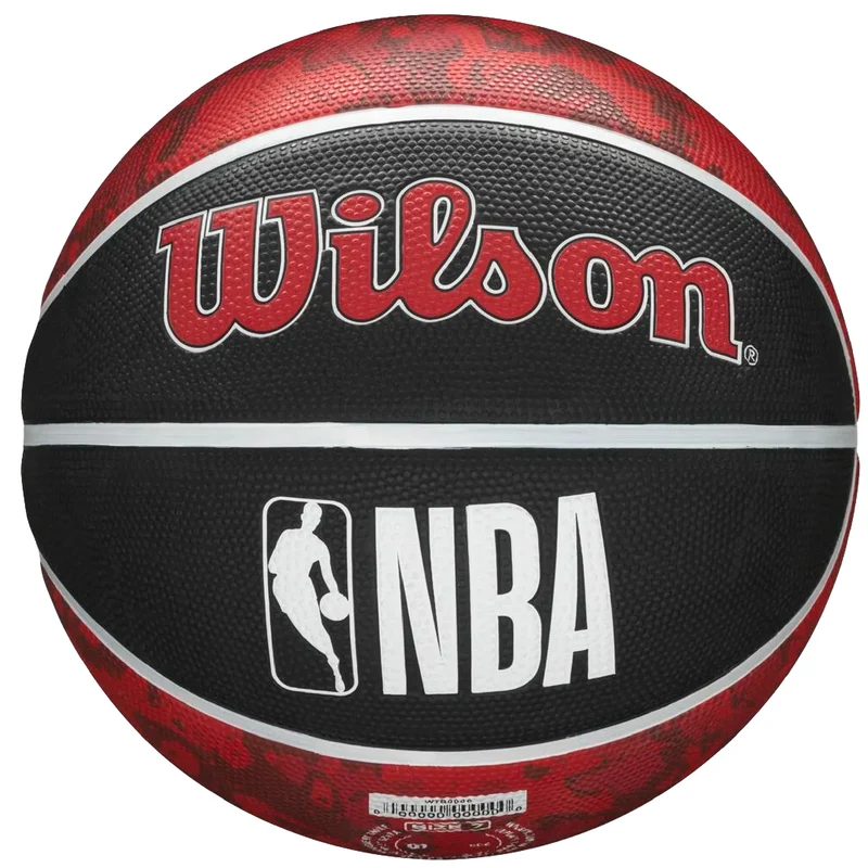 Wilson NBA Team Chicago Bulls Tie-Dye Black/Red Basketballs 7