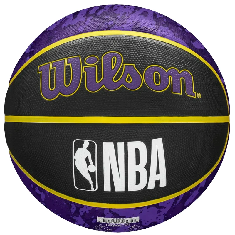 Wilson NBA Team LA Lakers Tie-Dye Black/Purple Basketballs 7