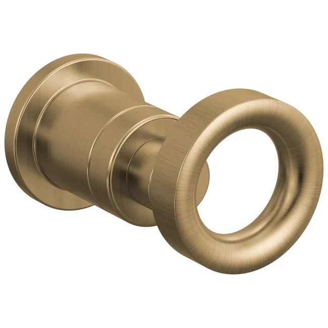 Brizo - Roccesco Single-Handle Wall Mount Lavatory Knob Handle Kit Luxe Gold